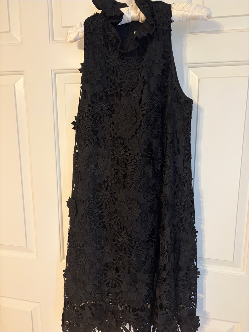 TUCKERNUCK Black Giupure Lace Blythe Dress